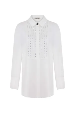 Beaded Oversized Shirt (Final Sale)