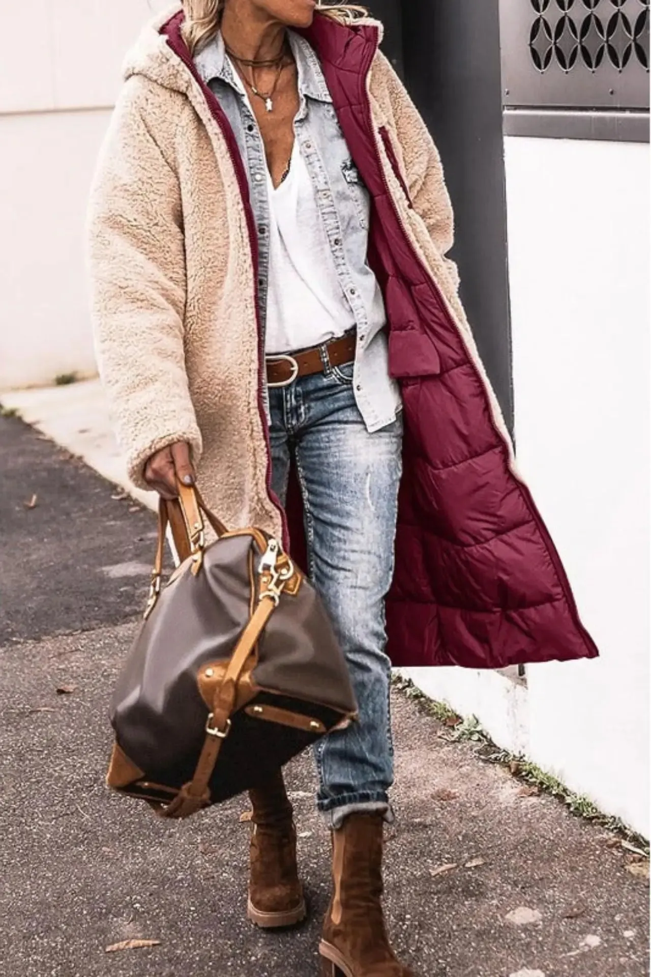 Carina - Reversible Elegant Coat for Women
