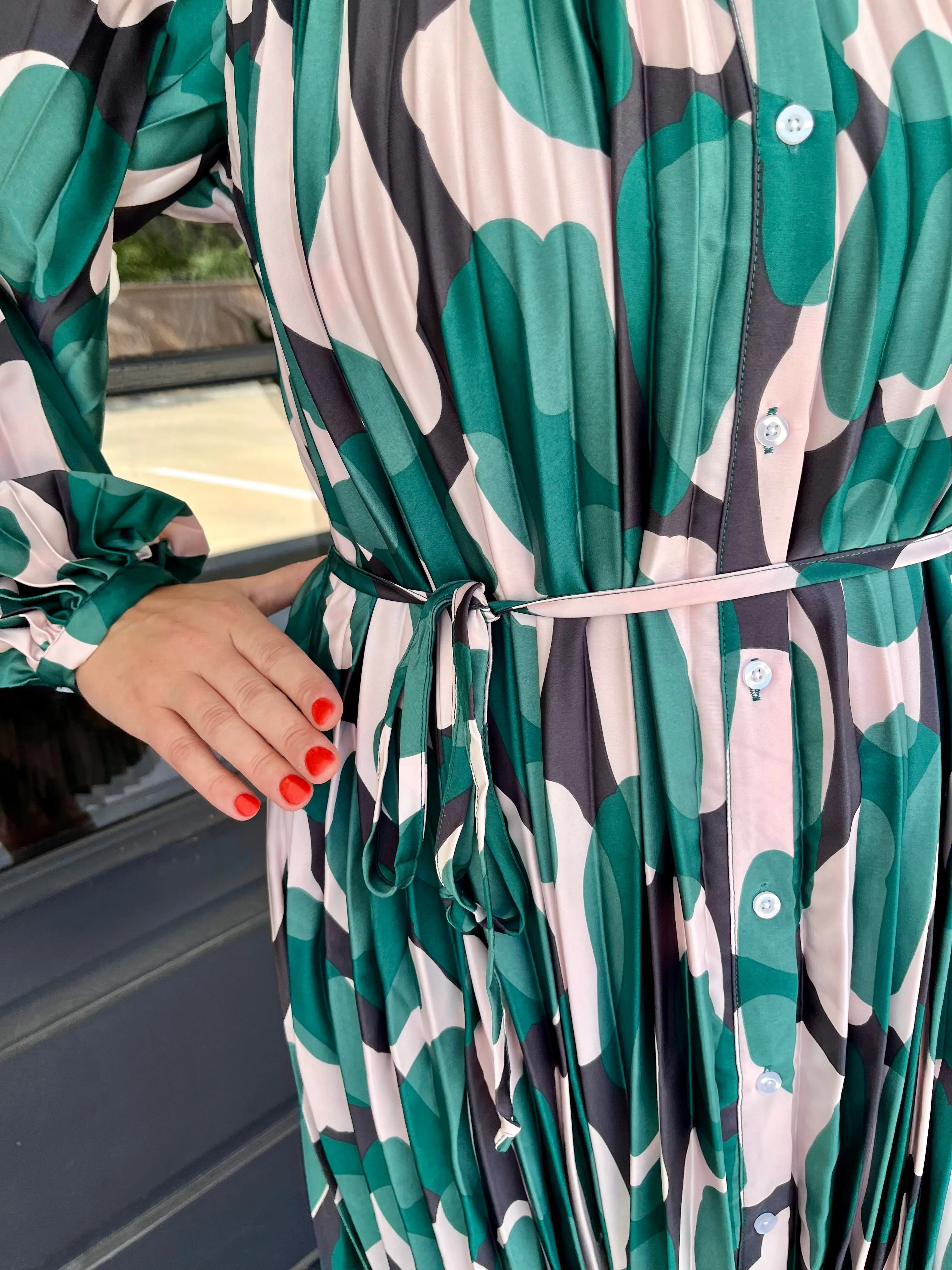Celia Pleated Dress