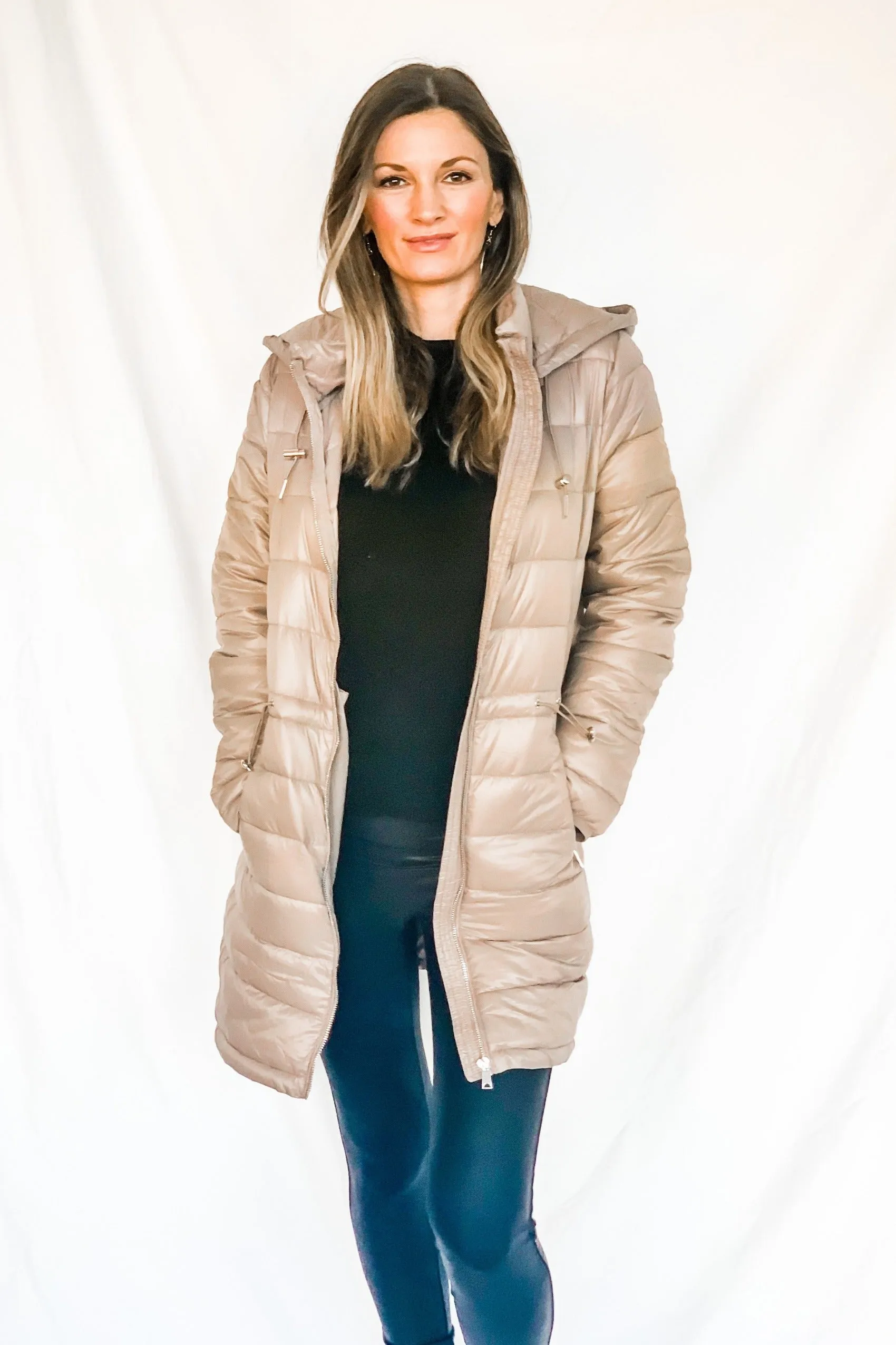 Chilled Out Taupe Puffer Jacket - FINAL SALE
