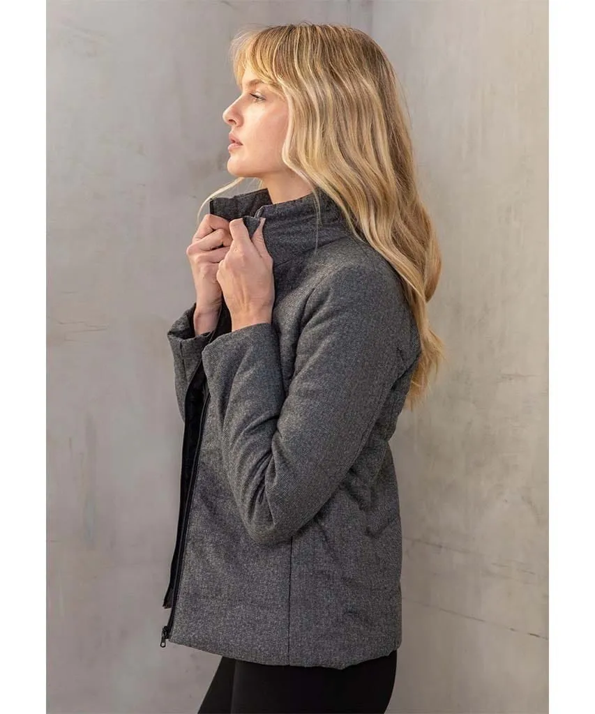Coco Puffer Jacket Heather Grey