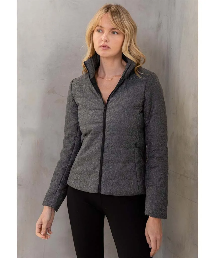 Coco Puffer Jacket Heather Grey