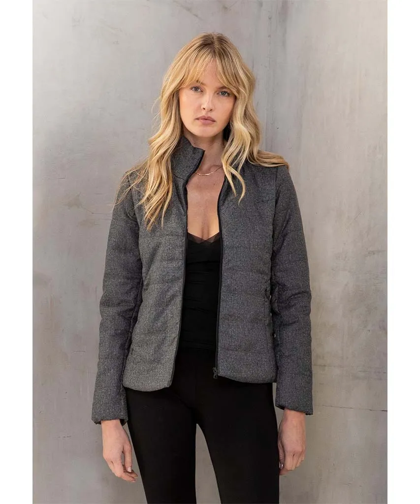 Coco Puffer Jacket Heather Grey