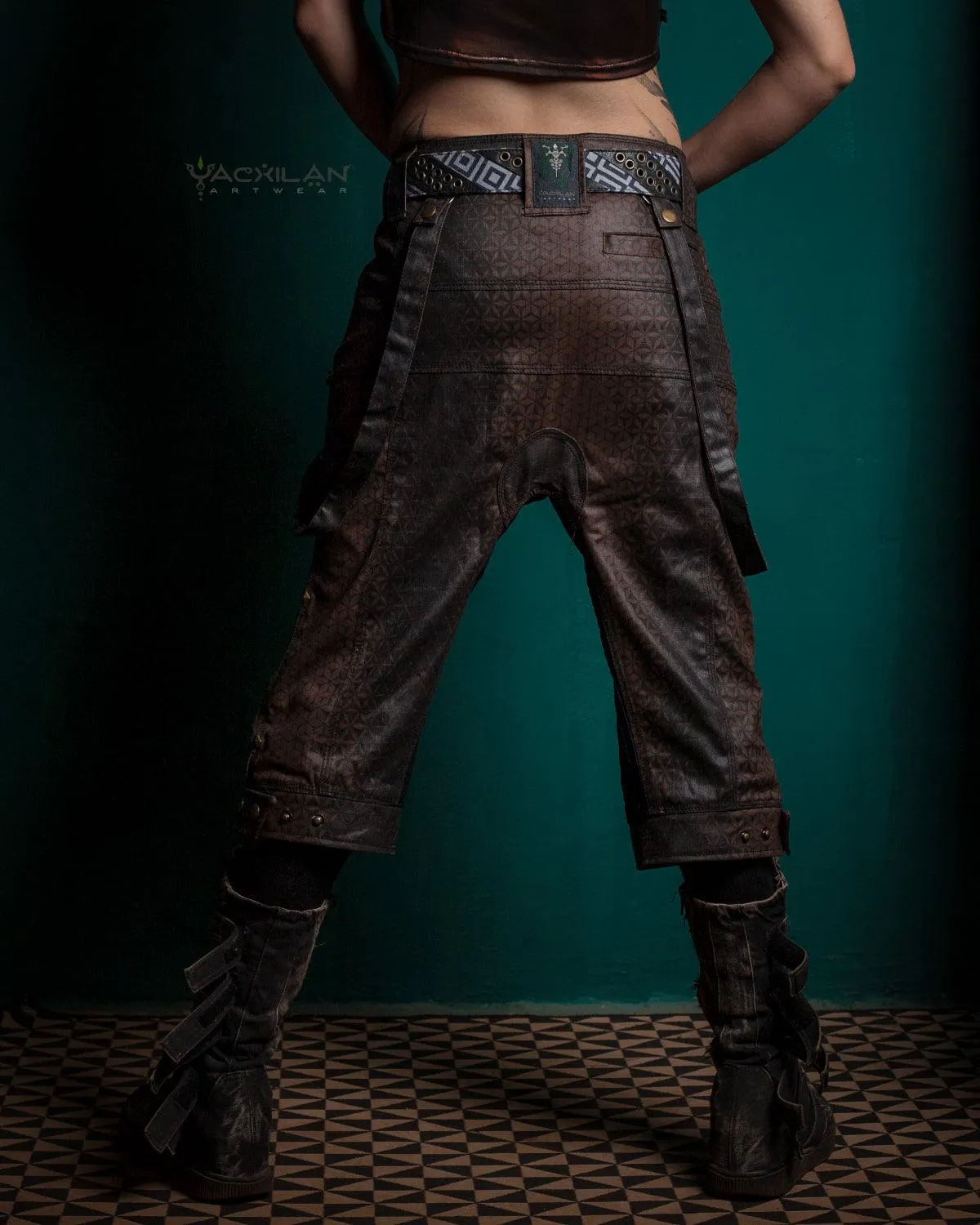 Corsaire Pants Woman / Waxed Denim - Brown SANDSOTIME