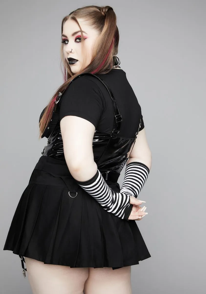 Cursed Meet The Reaper Garter Mini Skirt