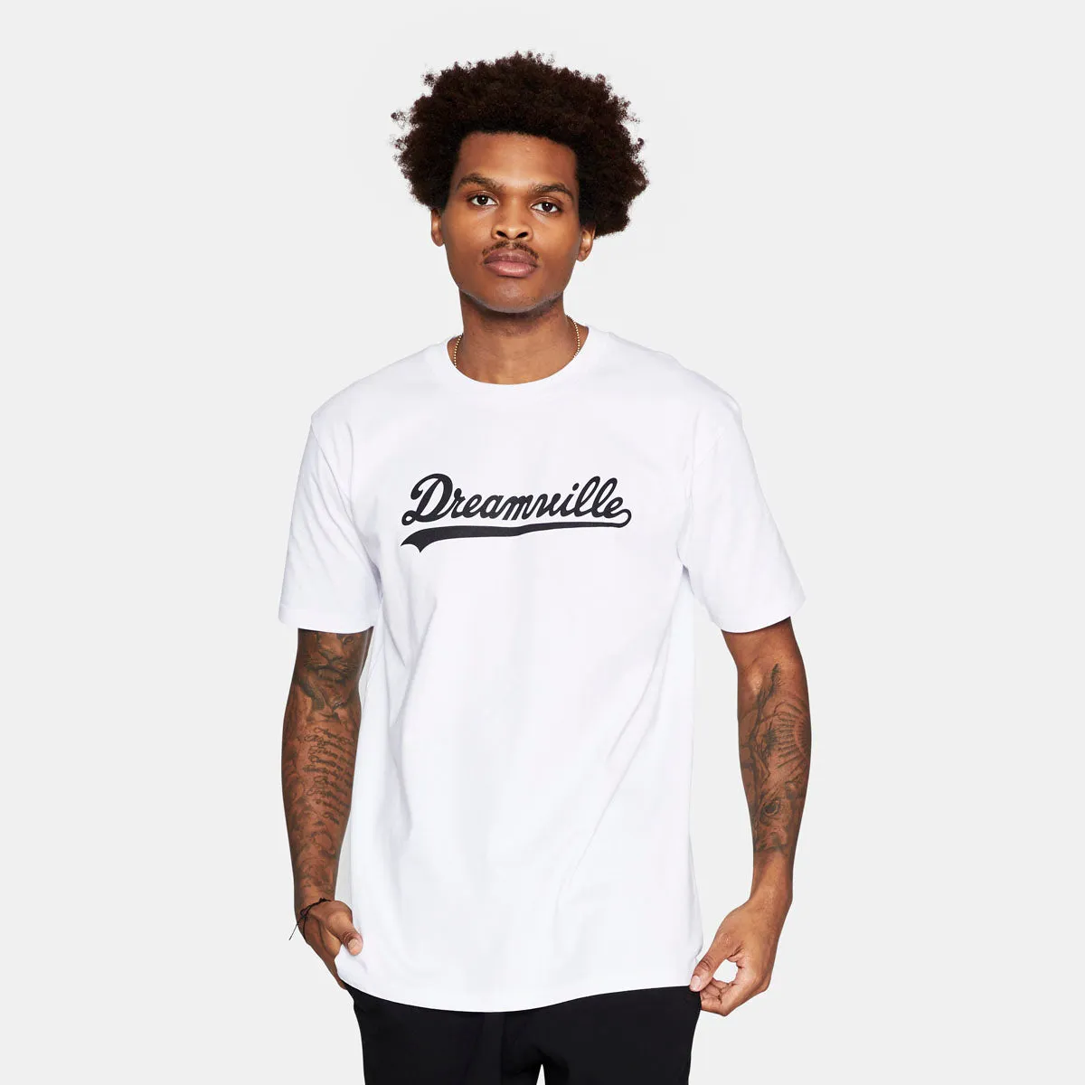 Dreamville Classic Short Sleeve Tee White/Black