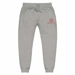 Dynasty Emblem Embroidered Fleece Joggers Sweatpants