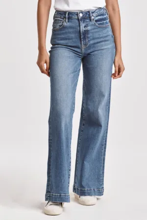 Fiona National Super High Rise Wide Leg Jeans