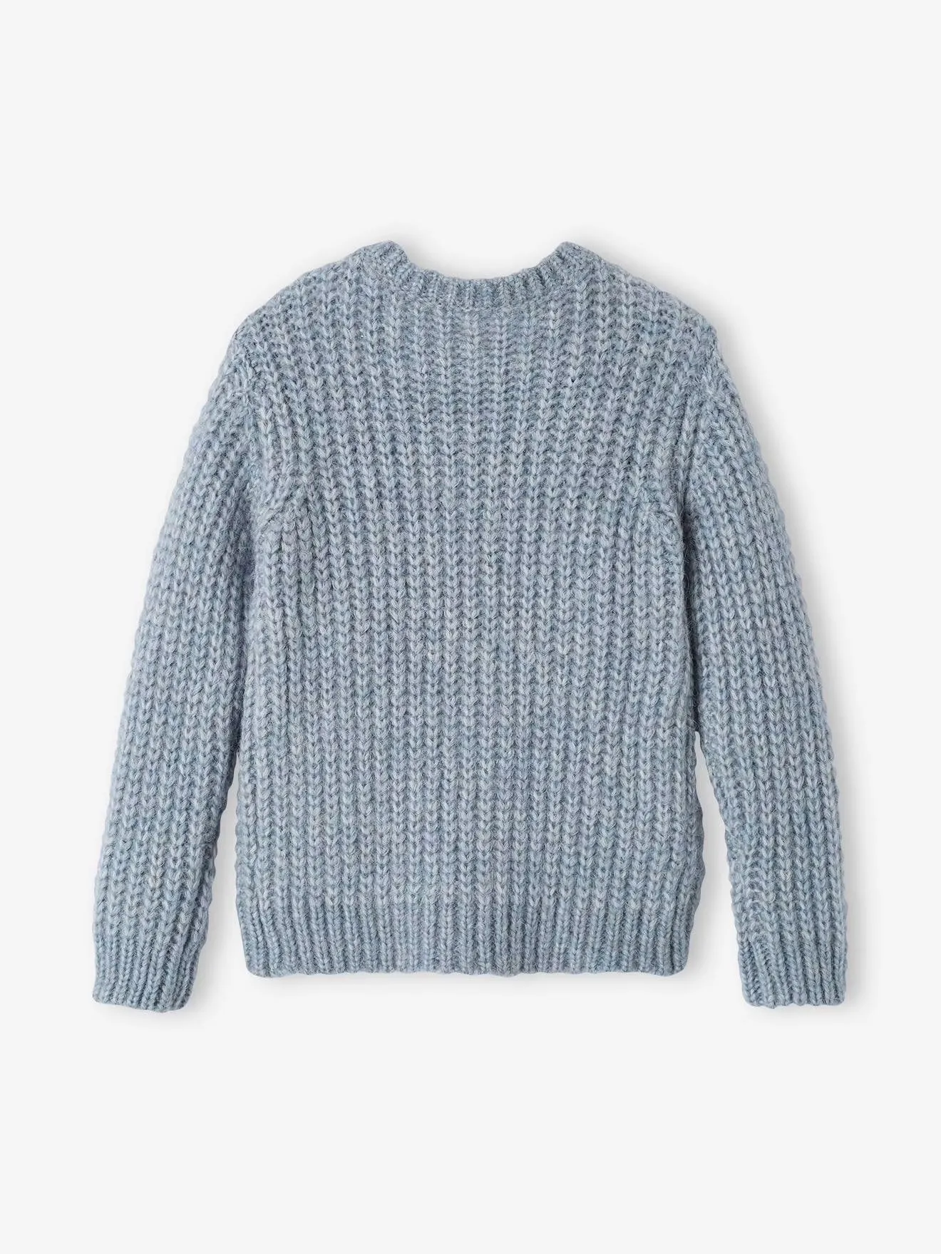 Girls Loose-Fitting Soft Knit Cardigan
