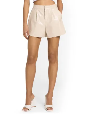 Grey Lab High-Waisted Faux-Leather Short - Brands We Love