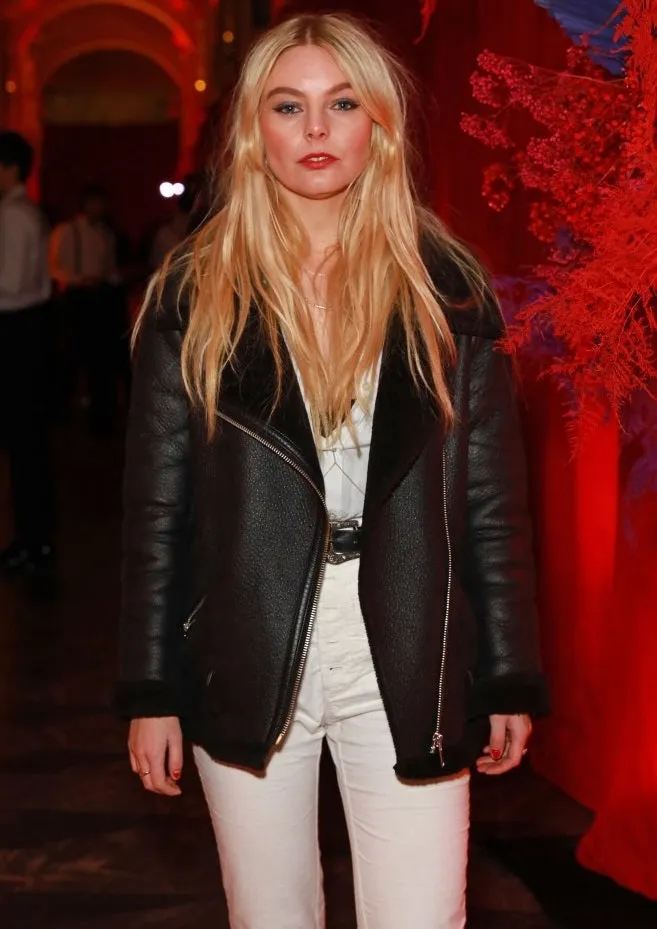 Guardians of the Galaxy Shearling Leather Coat Worn by Nell Hudson | Nell Hudson Leather Coat