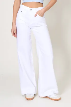 Jadyn Wide Leg - Vivid White