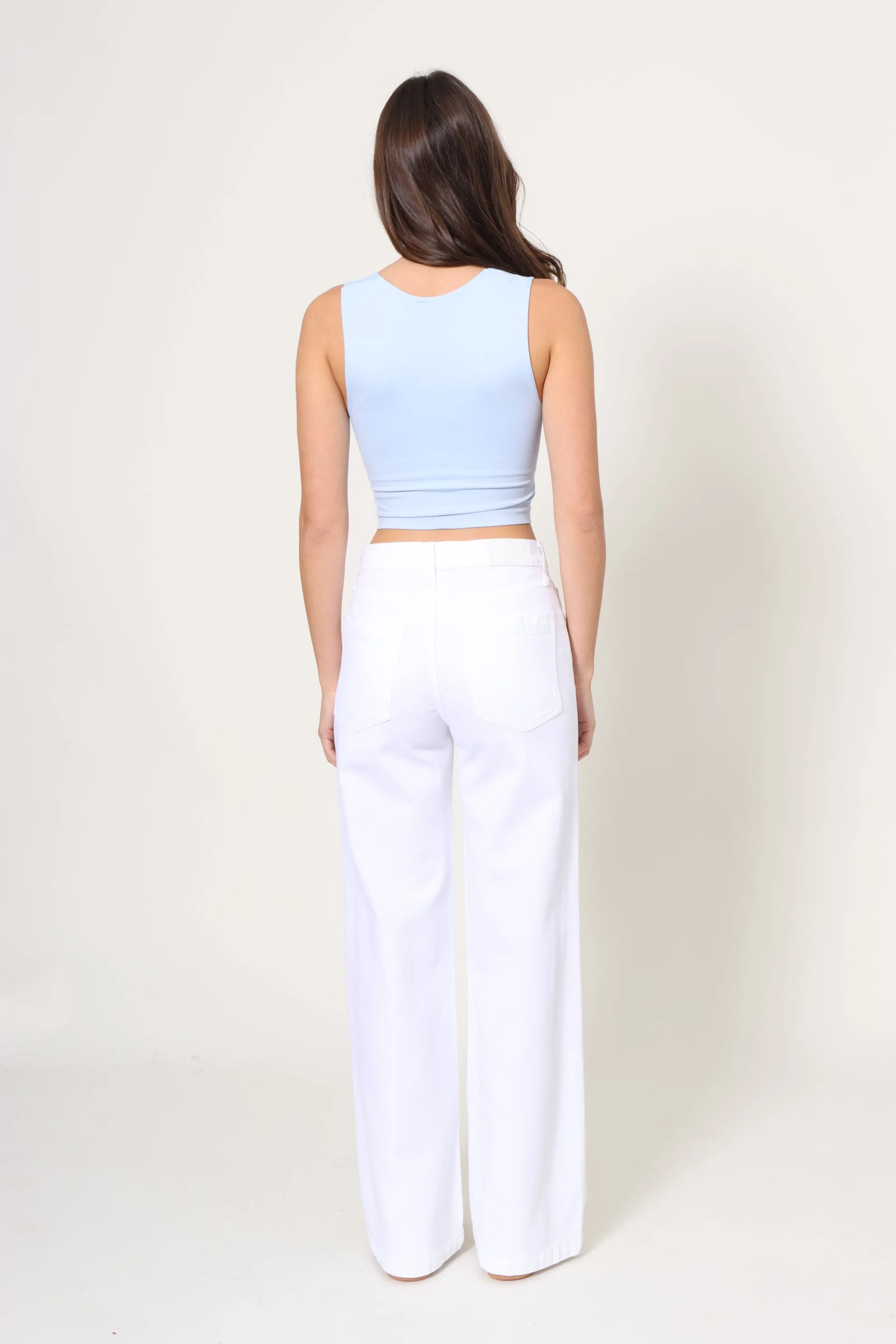Jadyn Wide Leg - Vivid White