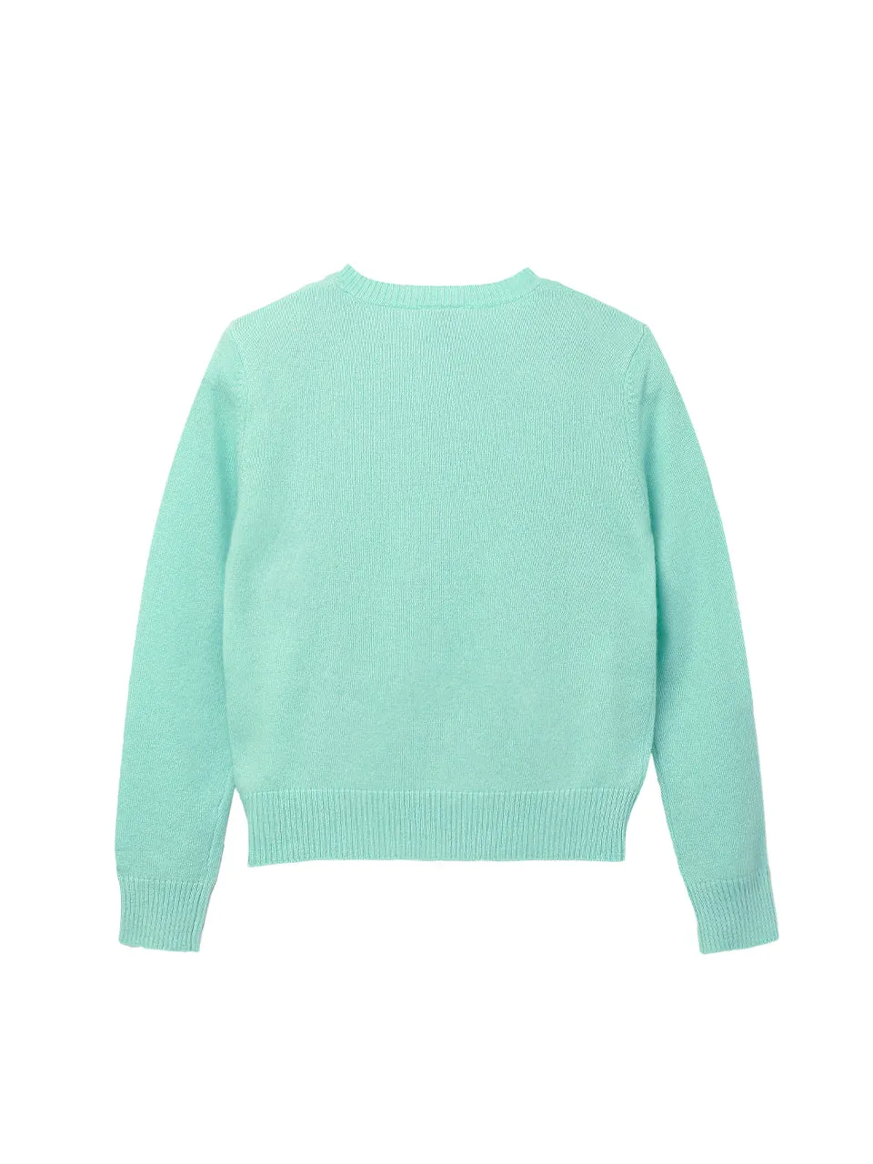 Kids Crew Neck Sweater_Mint