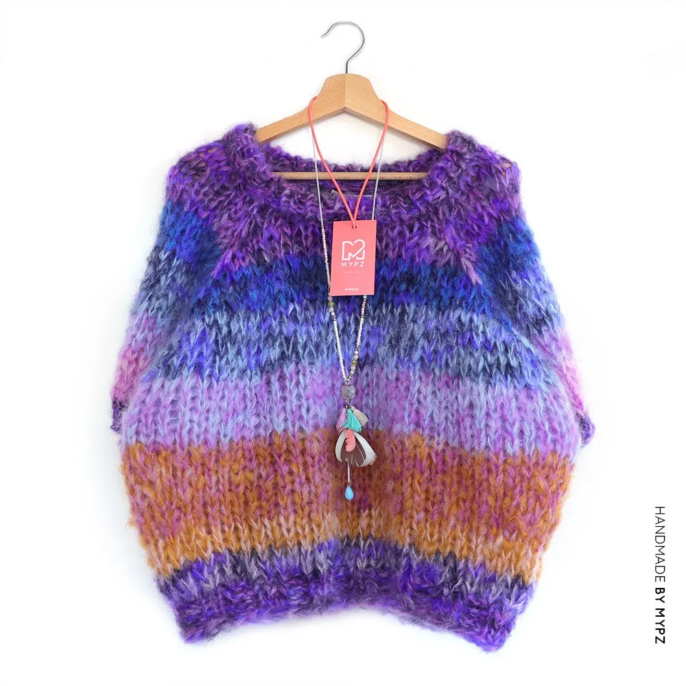 Knit pattern – Chunky top-down raglan sweater Jeans No.15 (ENG-NL)