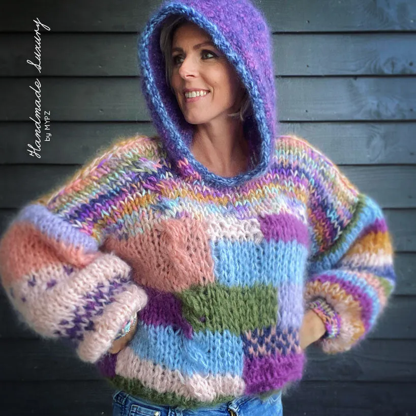 Knit pattern – MYPZ Chunky Mohair Hoodie Vivienne No.15 (ENG-NL)