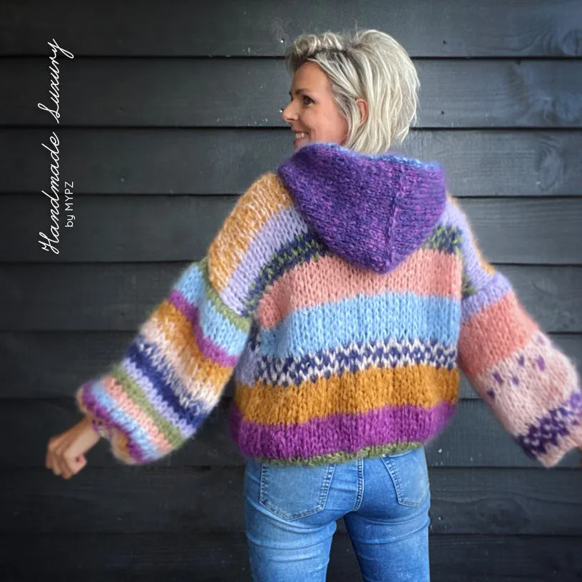Knit pattern – MYPZ Chunky Mohair Hoodie Vivienne No.15 (ENG-NL)