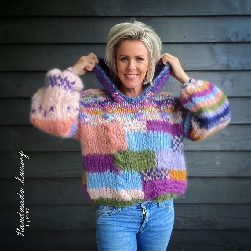 Knit pattern – MYPZ Chunky Mohair Hoodie Vivienne No.15 (ENG-NL)