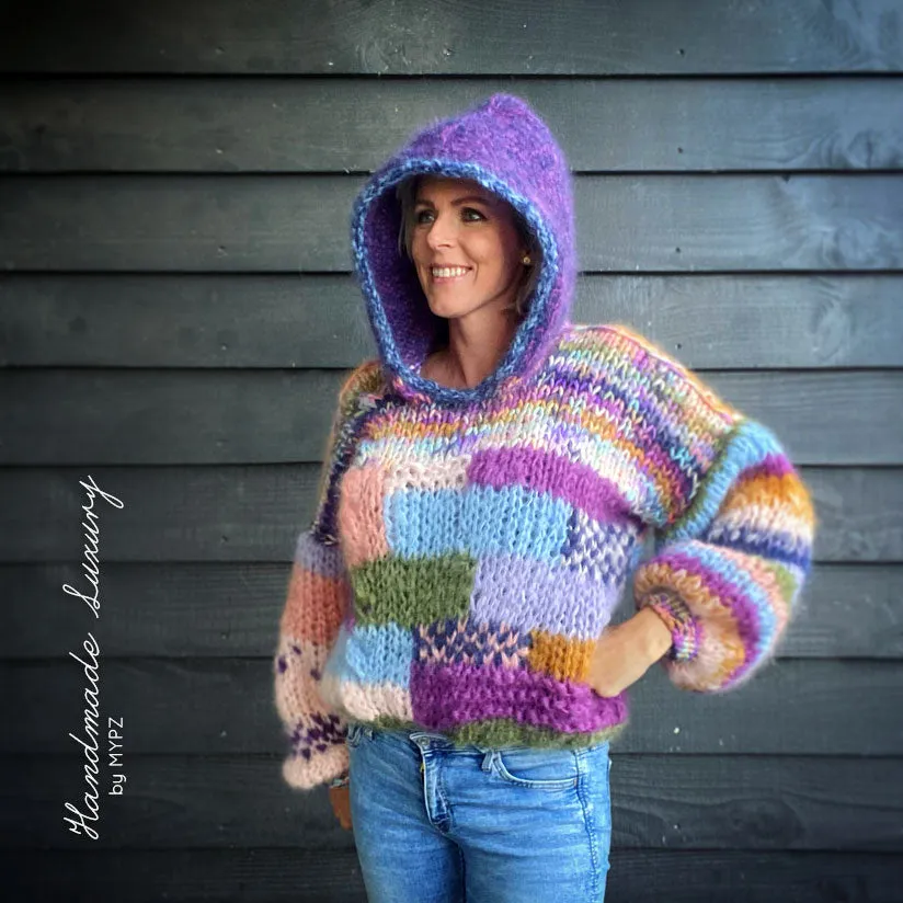 Knit pattern – MYPZ Chunky Mohair Hoodie Vivienne No.15 (ENG-NL)