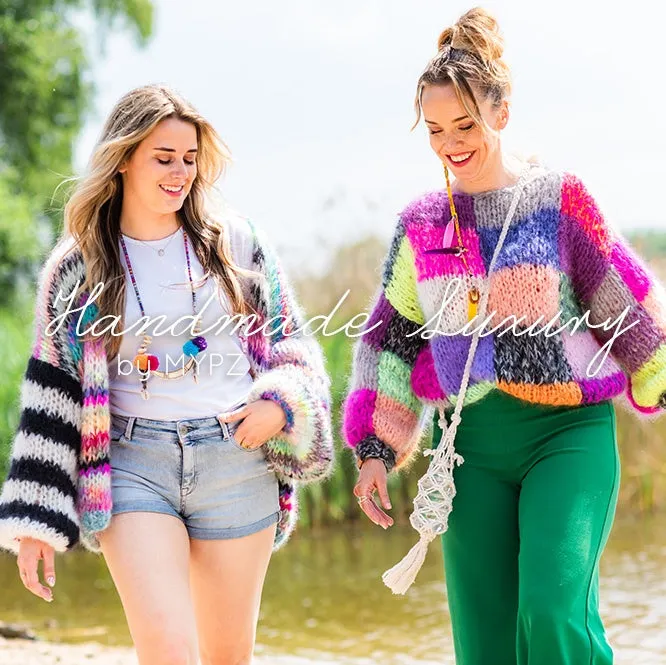 Knit pattern – MYPZ Chunky Rainbow Patchwork Pullover No.15 (ENG-NL)