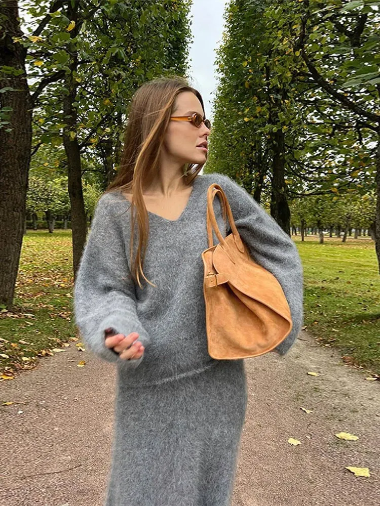 Lulah Mohair-blend Set