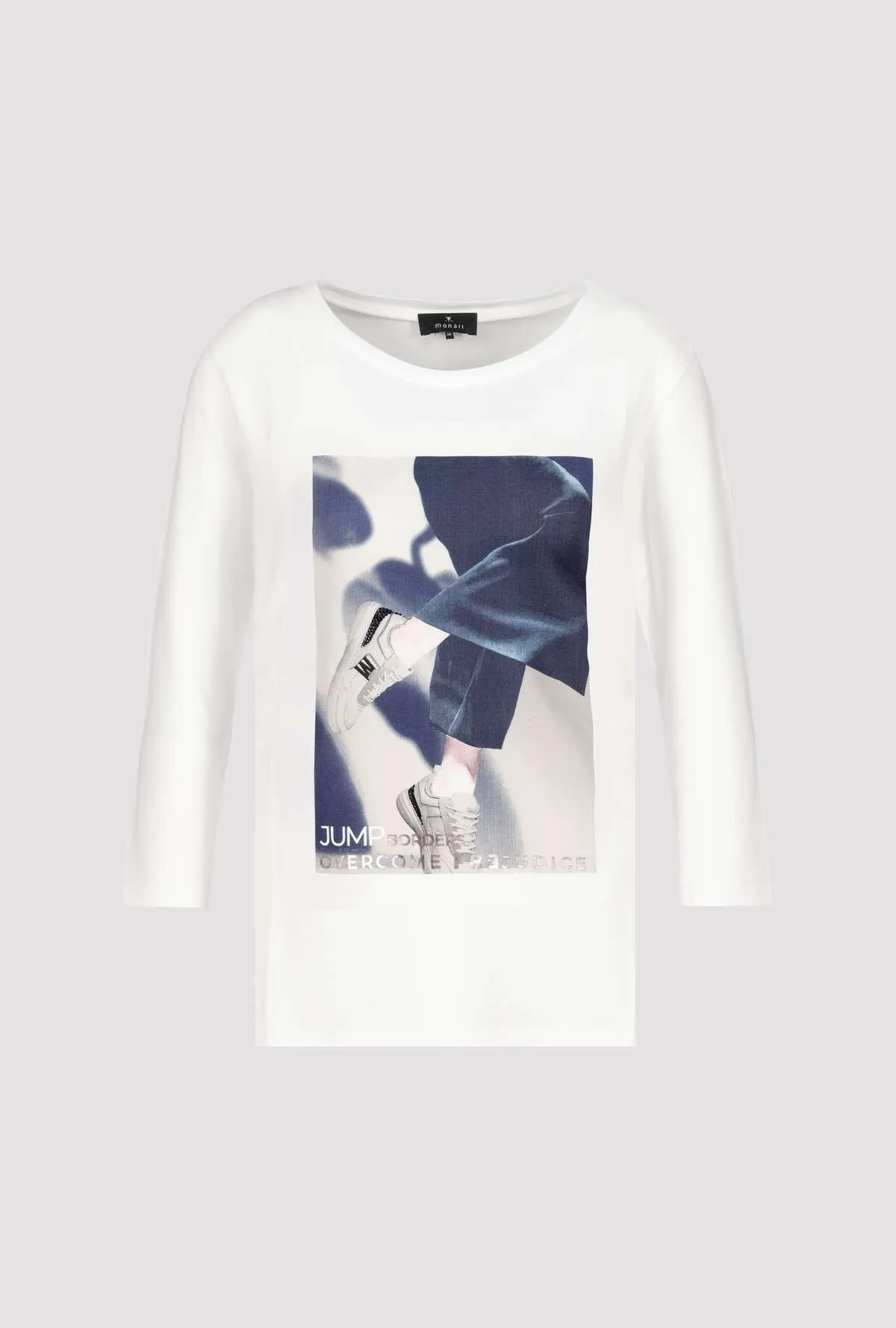 Monari Round neck Tee -off white
