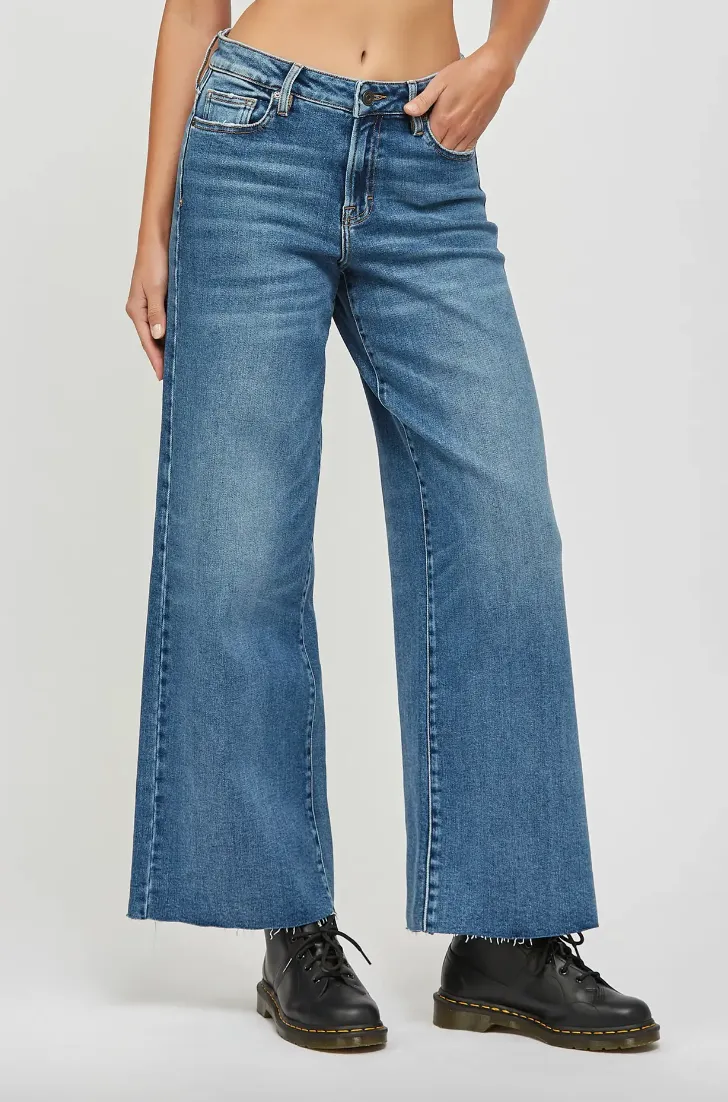 Nori - High Rise Wide Leg Denim