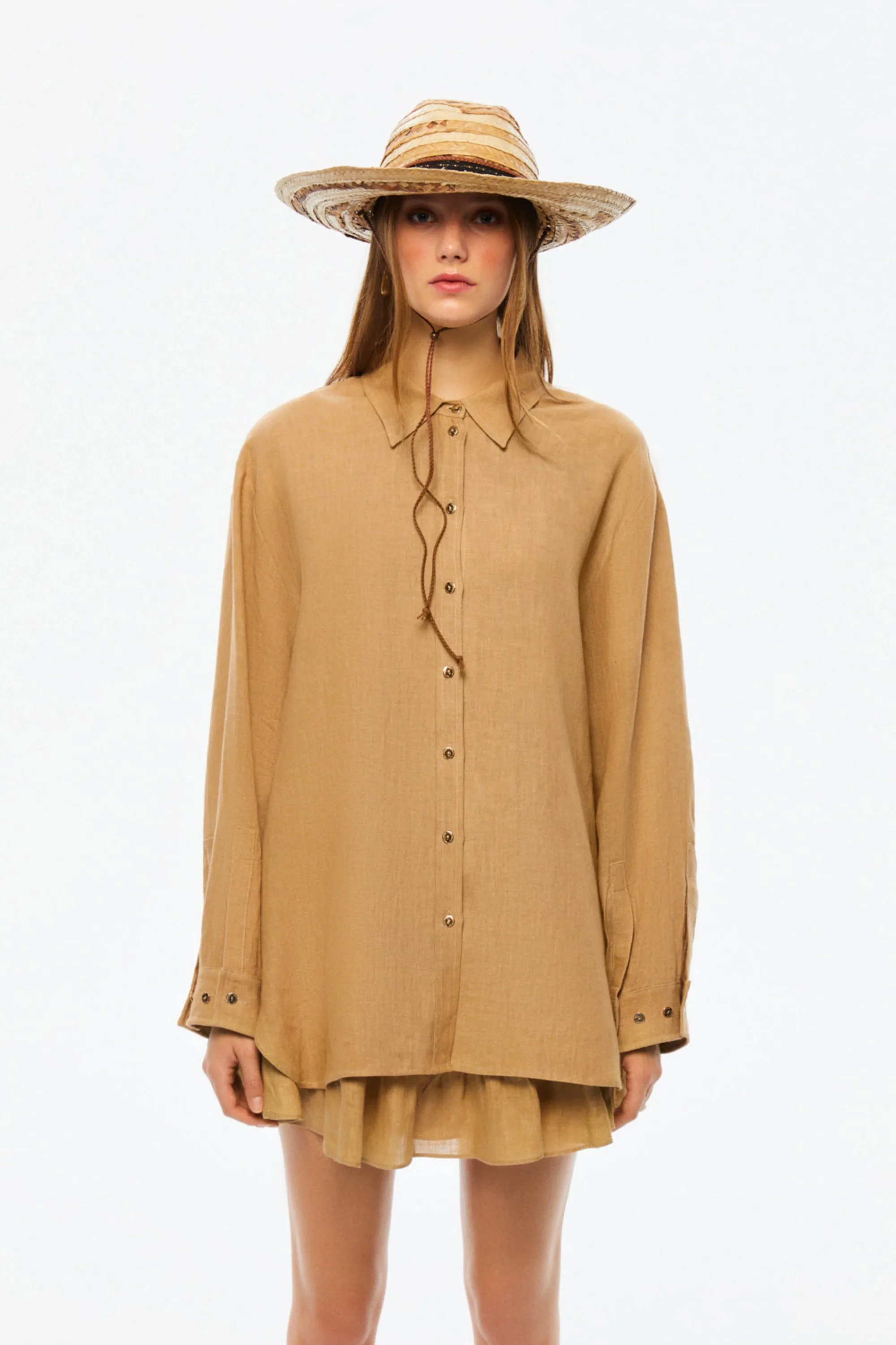 Oversized Linen Shirt (Final Sale)