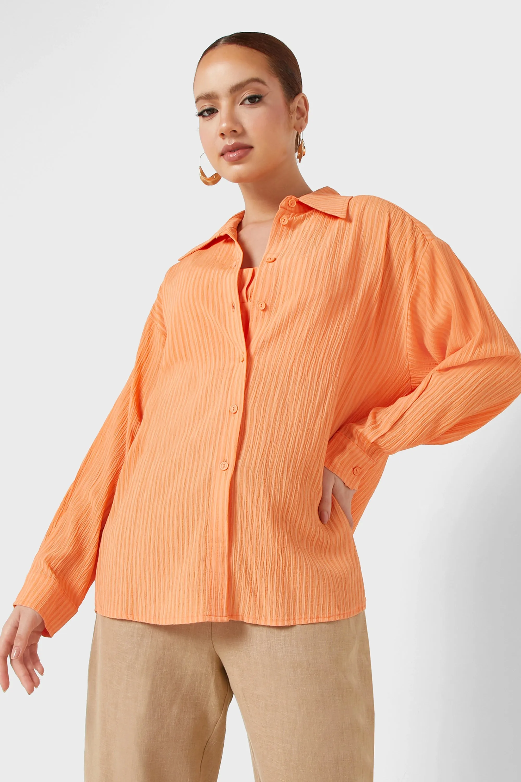 Oversized Twin Set Shirt (Final Sale)