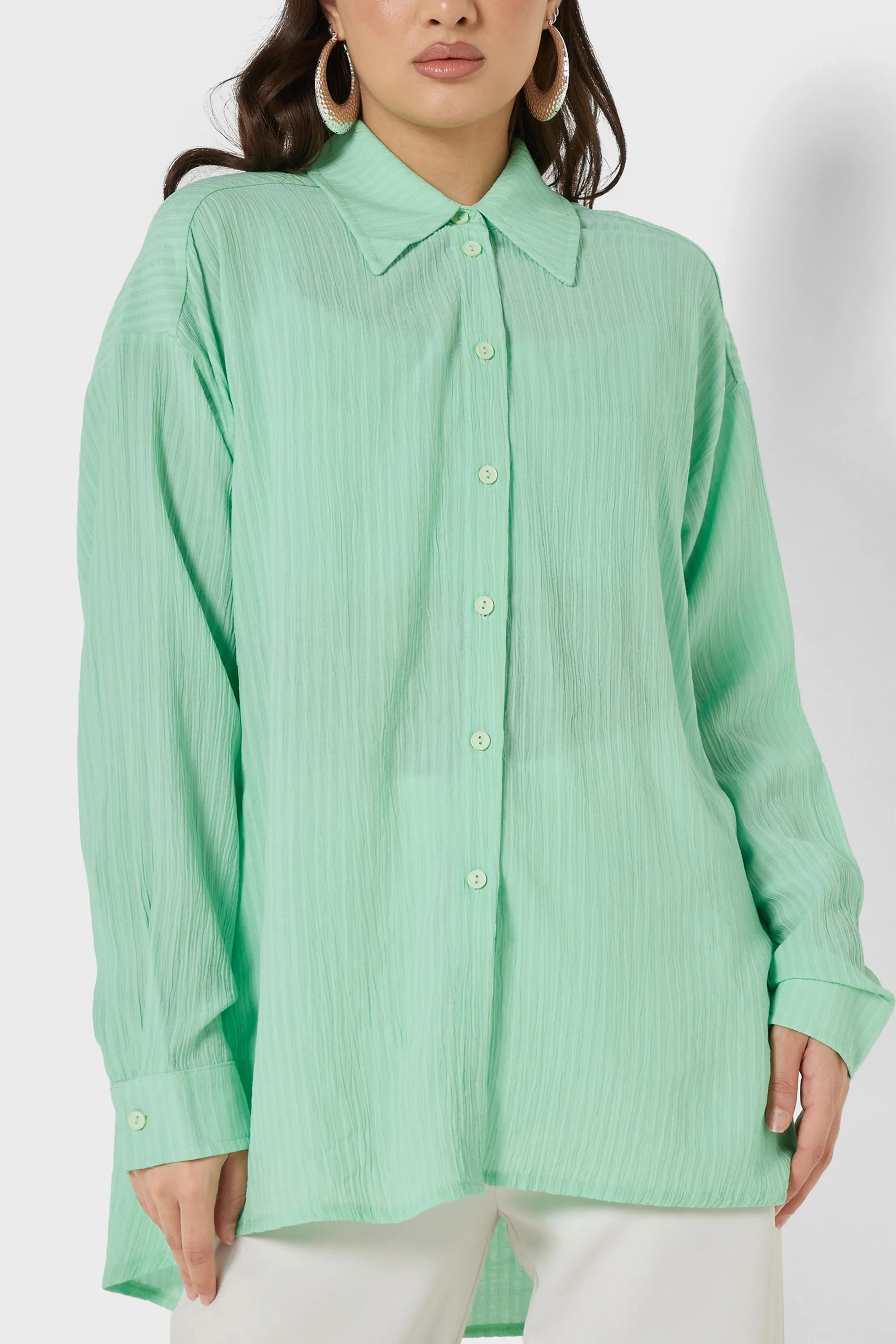 Oversized Twin Set Shirt (Final Sale)