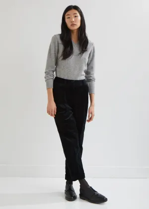 Pleat Pocket Corduroy Trousers