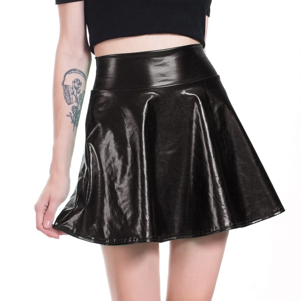 Pleated Cute High Waist Mini Skirt