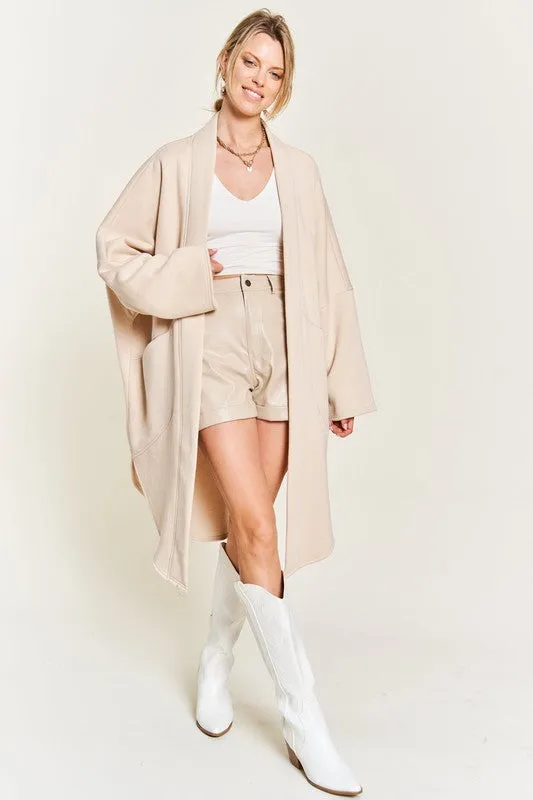 PLUS SIZE OVERSIZED KNIT CARDIGAN