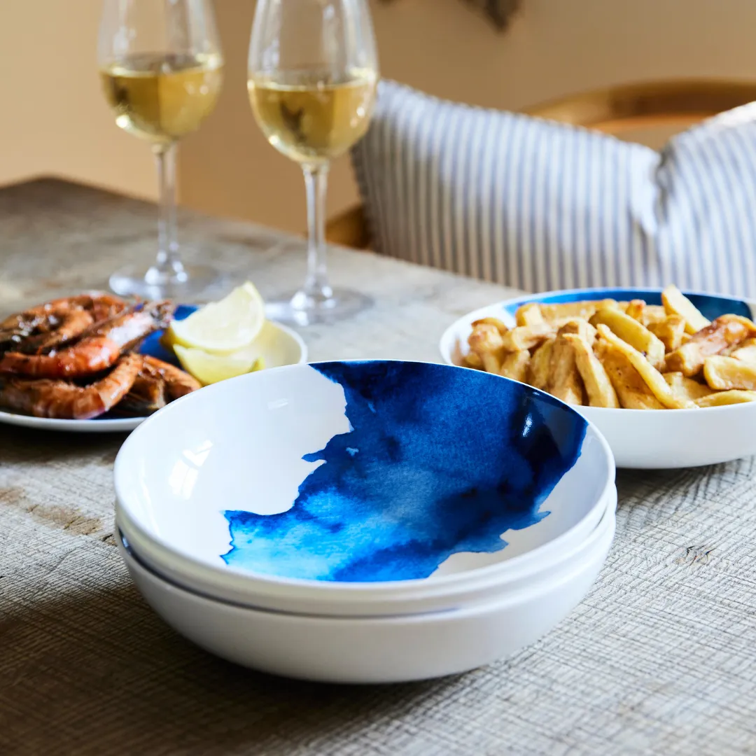Rick Stein Coves of Cornwall - Set of 4 Supper Bowls