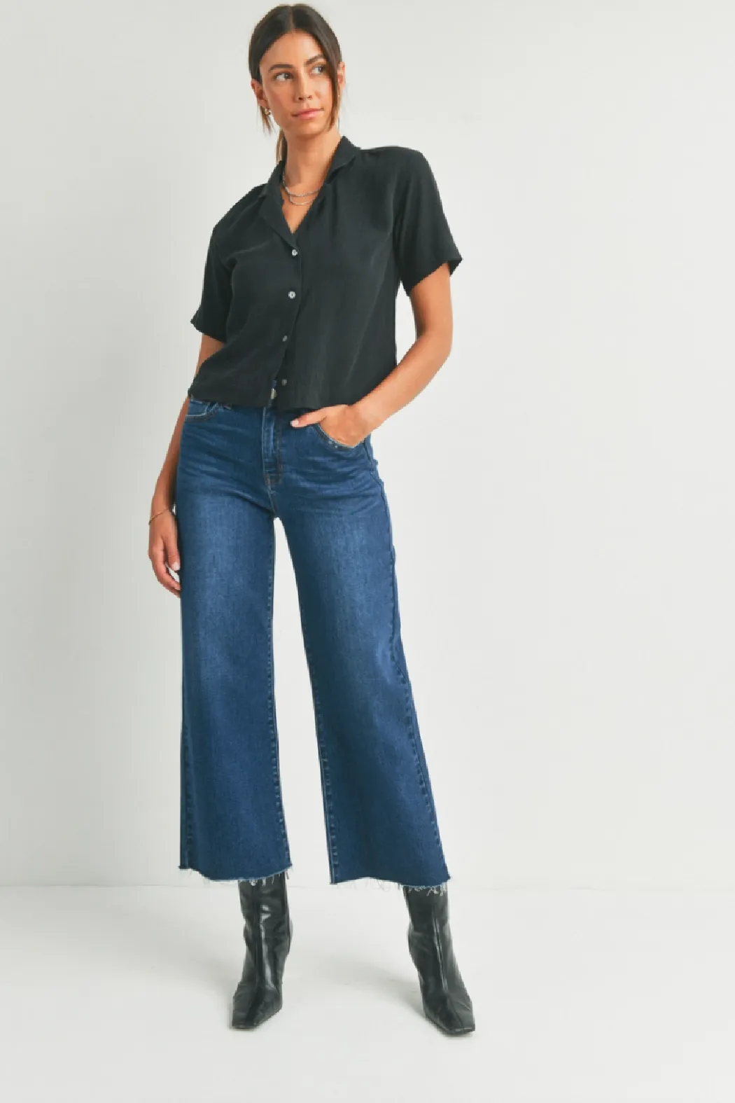 Slim Wide Leg