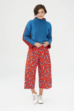 Two-Color Pullover (Knit)