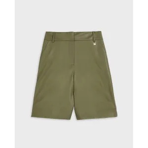 Women Wmt-Bijouu-Pleather City Short - Olive