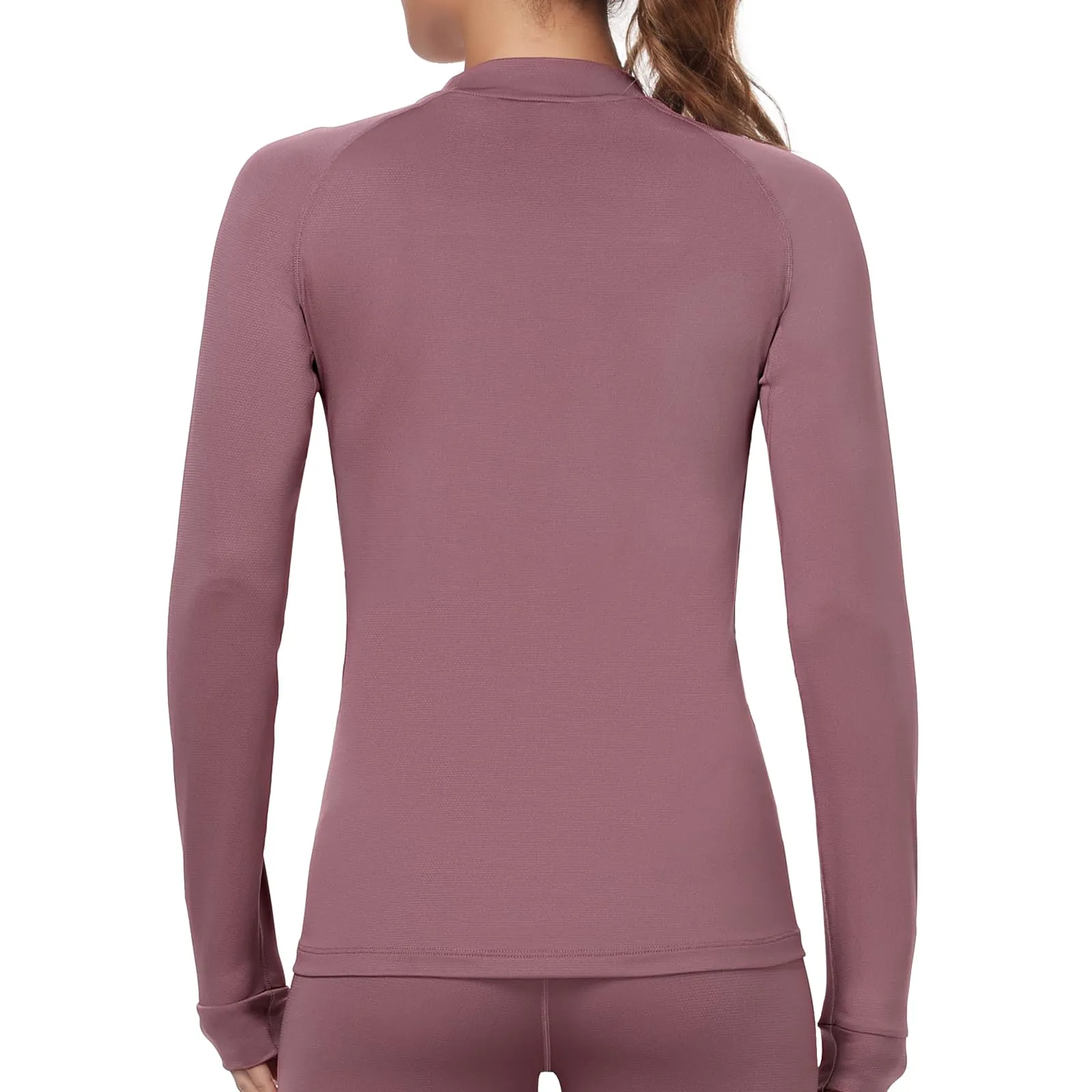 Women's Long Sleeve Mock Turtleneck Base Layer