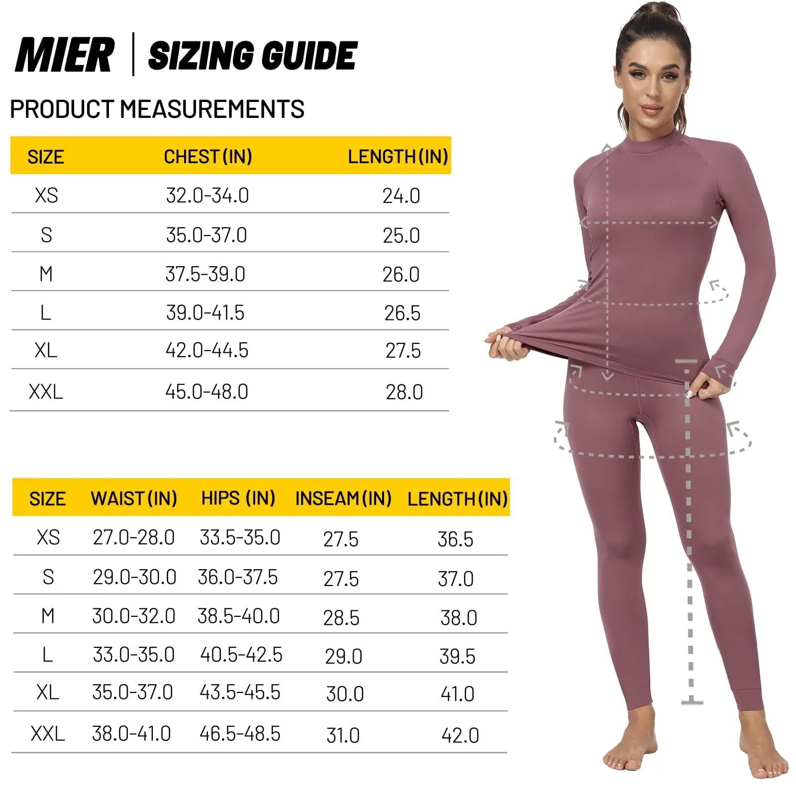 Women's Long Sleeve Mock Turtleneck Base Layer
