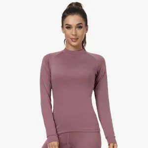 Women's Long Sleeve Mock Turtleneck Base Layer
